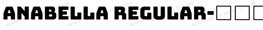 Anabella Regular字体转换